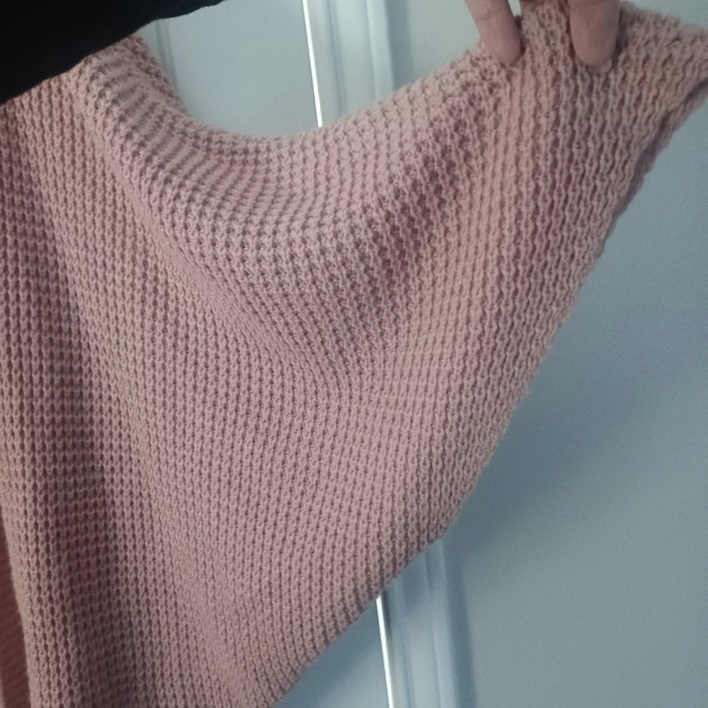 SHEIN Curve Pink Batwing Shawl Sweater Cardigan Plus Sz 4X